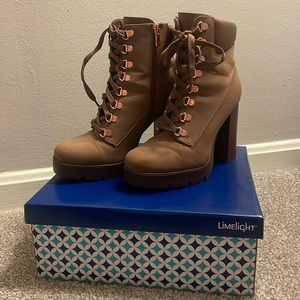 Limelight Halle Brown Platform Boot